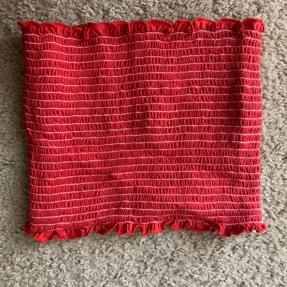 brandy melville red tube top